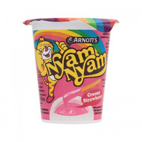 8886015403034_4.jpg Buy Arnott's Nyam Nyam Biscuit With Creamy Strawberry 27 g. - Image 1