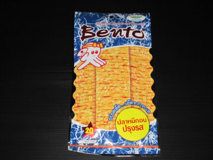 3 x 24g BENTO Seasoned Squid Seafood Snack - Hot & Spicy Flavor