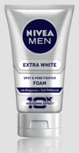 9961098-ee75b9ff-49ef-4427-82bc-a00a0dbecc92_fb2da22b-c0ec-4ee2-ab16-ca669fceca83.jpg NIVEA Men Extra White SPOT & PORE FIGHTER Facial Foam 100g - Image 1