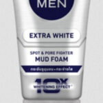 NIVEA Men Extra White SPOT & PORE FIGHTER Mud Facial Foam 100g