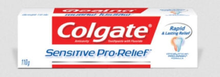 COLGATE Sensitive Pro Relief Anticavity Whitening Toothpaste with Fluoride 110g
