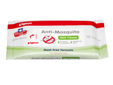 PIGEON BABY WIPES Anti-Mosquito wet Tissue deet-free for children 6 months +