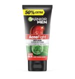 4 x Garnier Men Acnofight Anti-Acne Scrub In Foam 150 Ml.