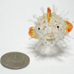 Buy Tiny Aquarium MINIATURE HAND BLOWN GLASS Orange Puffer Fish FIGURINE Collection