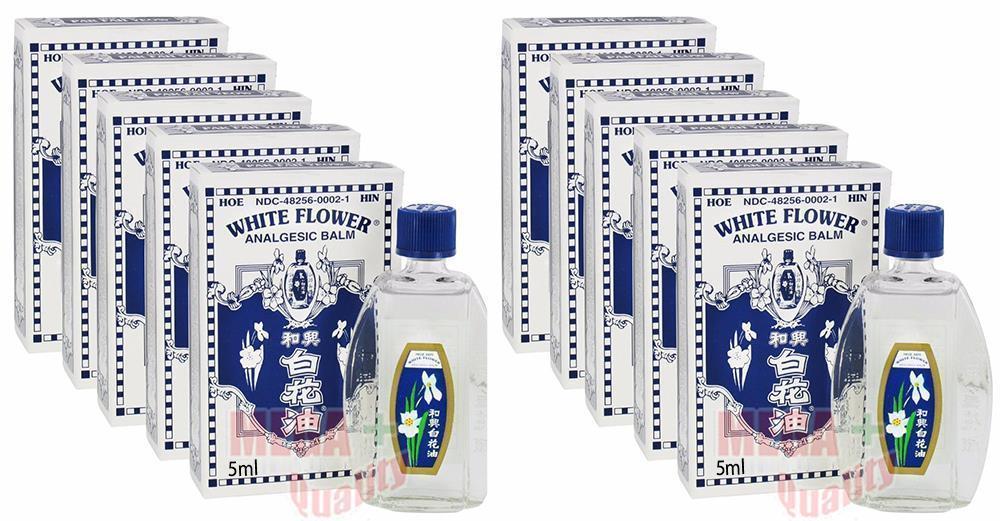 s-l1600_1b928014-7aed-4759-8688-1f1703bb135b.jpg Buy 10 x 5ml White Flower Analgesic Pain Ache Cold Flu Rheumatism Relief Massage Oil - Image 1