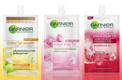 Buy SET of 3 Garnier Sachets Light Complete, Sakura White, Ageless White Cream