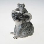 Buy Porcelain Miniatures Collectible Ceramic Koala with Baby FIGURINE Animal