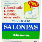 Buy SALONPAS Hisamitsu Effective Aches Pain Relief Patch Post Neck Shoulders 10 Pcs.