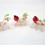 Buy SET OF 3 ANTS INSECT HAND CRAFTED MINIATURE HAND BLOWN GLASS FIGURINE