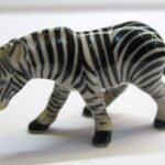 Buy Wildlife COLLECTIBLE MINIATURE Pocelain Ceramic Zebra Hand Painted FIGURINE