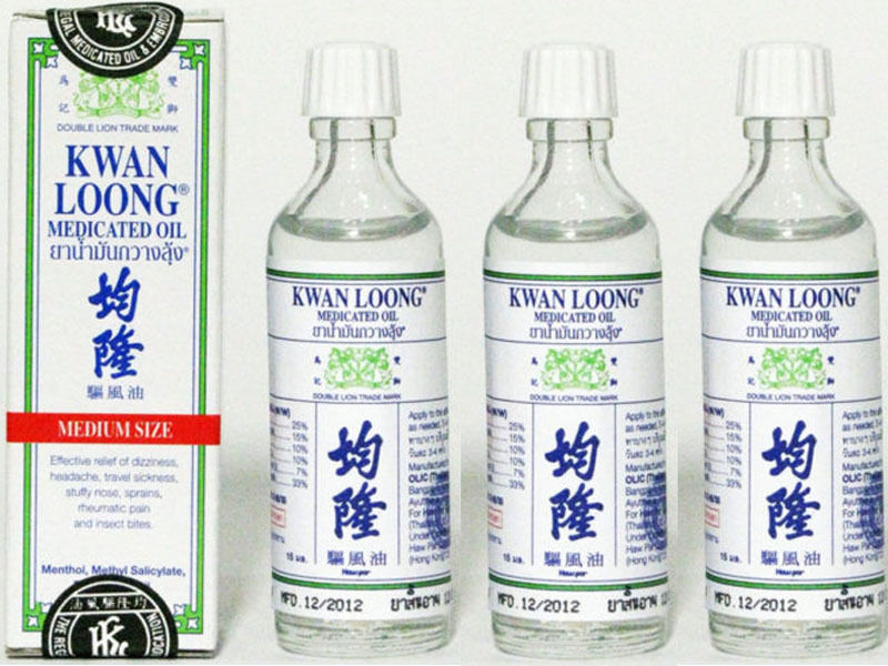 s-l1600_6a968b6a-7d73-4a4a-a690-fa01679efdd9.jpg KWAN LOONG 15 ML 3PCS MEDICATED OIL RELIEF DIZZINESS SPRAINS RHEUMATIC PAIN - Image 1