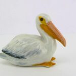 Buy Handmade Miniature Collectible Ceramic Porcelain Pelican Bird FIGURINE