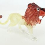 Buy Wildlife Collectible MINIATURE HAND BLOWN GLASS Lion FIGURINE