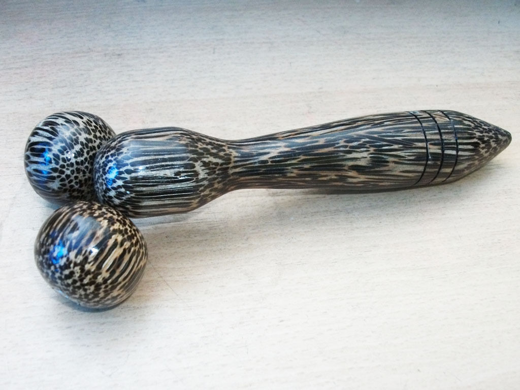 s-l1600_866cb783-a38f-4630-a376-0fbecb00701c.jpg THAI 8.0" SPA WOODEN ROLLER BODY MASSAGE STICK BALL TRADITIONAL REFLEXOLOGY - Image 1