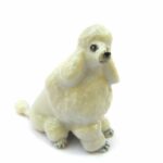 Buy Dollhouse Miniatures Collectible Ceramic  Poodle Dog FIGURINE Animals