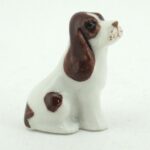 Buy Dollhouse Miniatures Collectible Ceramic Cocker Spaniel Dog FIGURINE Animals