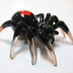 Buy WILD Black SPIDER CRAFT MINIATURE HAND BLOWN GLASS FIGURINE COLLECTION