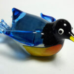 Buy Aquarium MINIATURE HAND BLOWN GLASS Blue Penguin FIGURINE Collection