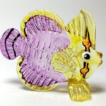 Buy Aquarium Collectible MINIATURE HAND BLOWN Art GLASS Fish FIGURINE  #57 Purple