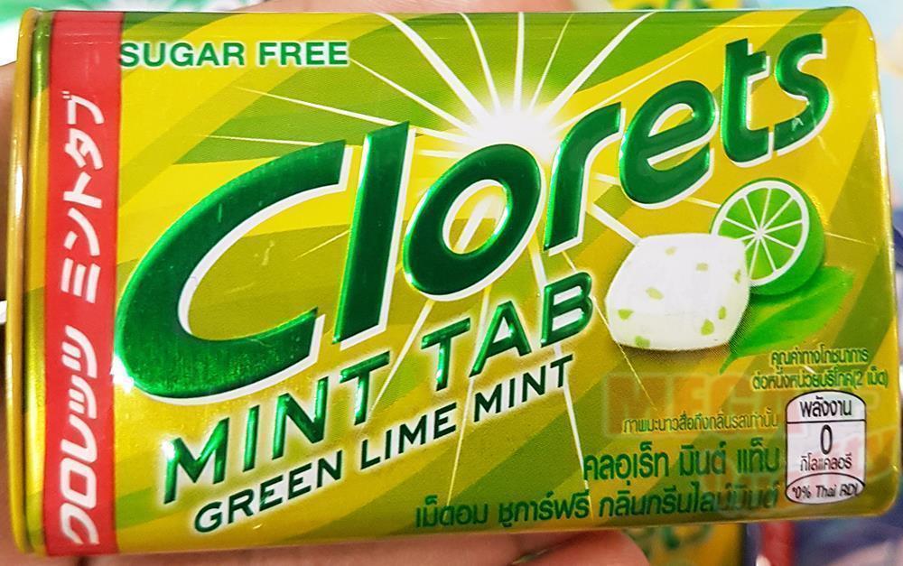 s-l1600_ac1fd97f-06f5-4326-9e4a-3d331eab6489.jpg Buy Clorets MINT TAB Sugar Free GREEN LIME MINT Flavor Tablets 18g - Image 1