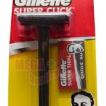 Buy 1 X Gillette SUPER CLICK RAZOR + 1 Blades Gillette SUPER THIN