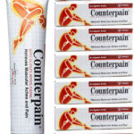 5 X 120G COUNTERPAIN ANALGESIC BALM MASSAGE RELIEVES MUSCULAR ACHE PAIN