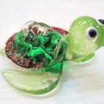Buy Aquarium MINIATURE HAND BLOWN Art GLASS Green Turtle FIGURINE Collection