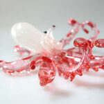 Buy Aquarium Handicraft MINIATURE HAND BLOWN GLASS RED Octopus FIGURINE