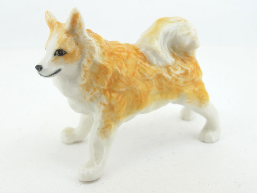 s-l1600_cff2b0ab-658b-4706-a2e7-93eab0ef8933.jpg Buy Dollhouse Miniatures Collectible Ceramic Yellow Iceland Dog FIGURINE Animals - Image 1