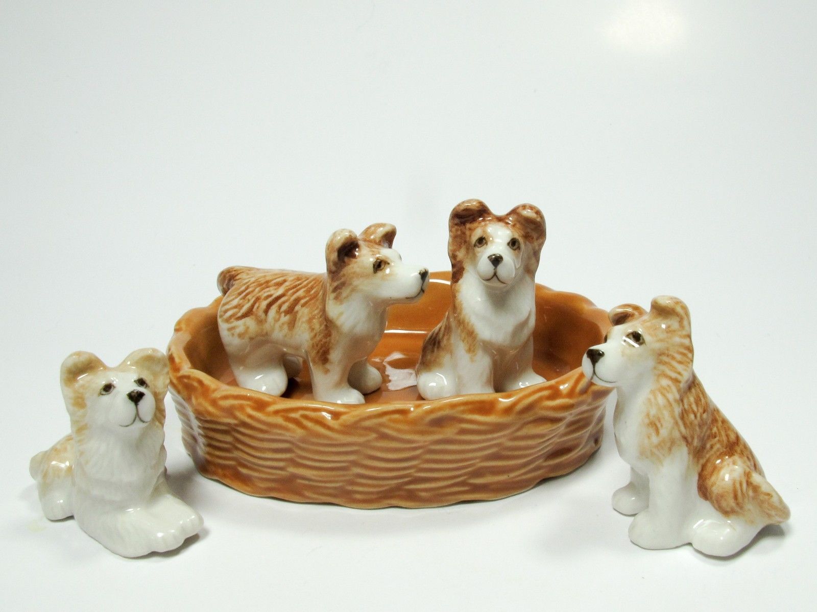 s-l1600_dcedf88d-9cd0-4a53-b6ef-c77828546c9c.jpg Buy Set of 4 Miniatures Collectible Ceramic Golden Retriever puppies dog FIGURINE - Image 1