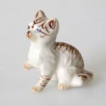 Buy Hand Painted Miniature Collectible Ceramic Porcelain Siamese Cat FIGURINE