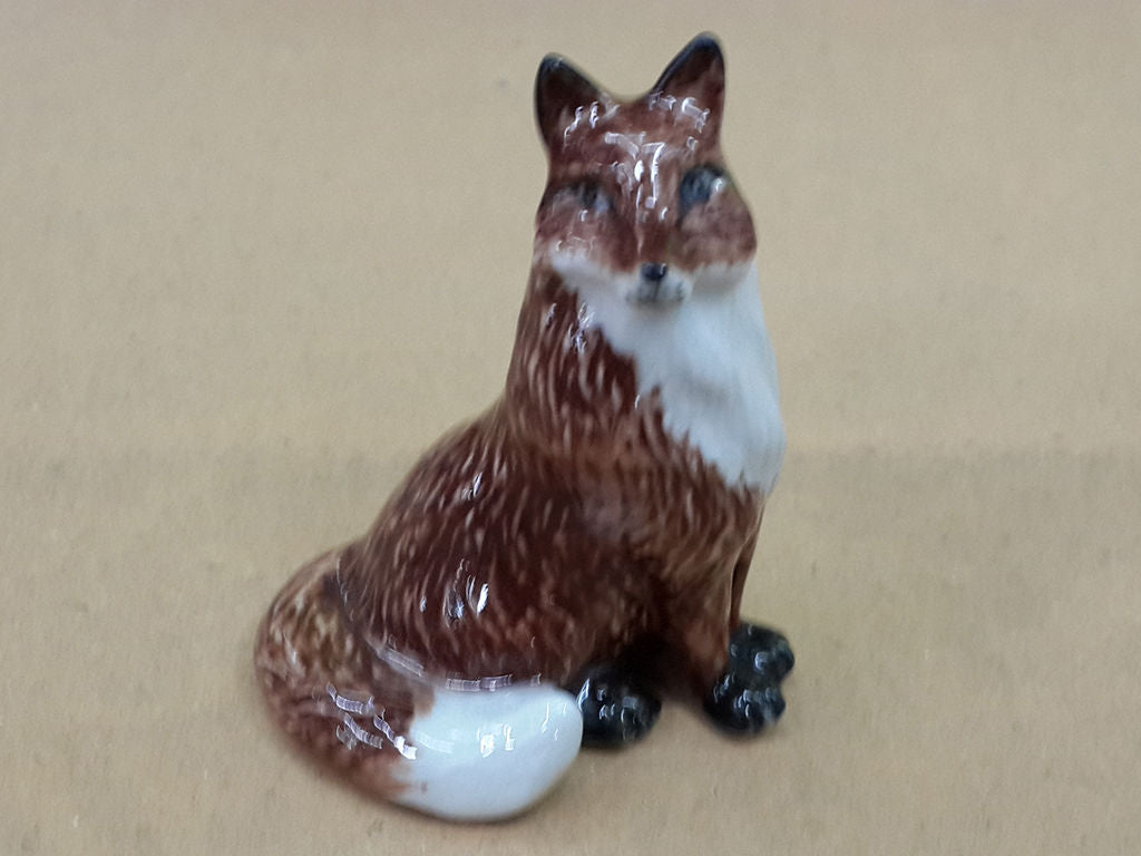 s-l1600_ee503f48-e3b3-4f17-bd2b-3218ce815bbd.jpg Buy Tiny Craft Miniatures Collectible Ceramic Fox FIGURINE Wildlife - Image 1