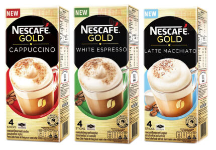 Buy Set of 3 Tastes NESCAFE GOLD Premix Coffee Powder CAPPUCCINO , LATTE , ESPRESSO