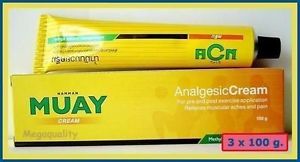 s-l300_2175b708-a49f-46ed-93a4-b74627e1721f.jpg Buy Namman Muay Thai Boxing Analgesic Balm Cream creme Relieve Pain ache 3 x 100 g. - Image 1