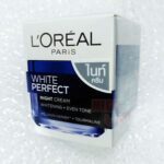Buy LOREAL WHITE PERFECT NIGHT CREAM WHITENING + EVEN TONE REVEALING 50 ml.