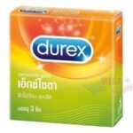 Buy Durex Condom Excita Natural Rubber Latex Smooth Condom Size 53mm.