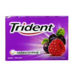 Buy TRIDENT CHEWING GUM BERRY MINT FLAVOR SUGAR FREE GUM 11.2g.