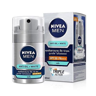 s-l400_e1764409-79ac-4519-a0ef-535eb513359a.jpg Buy Nivea Men ANTI-OIL+WHITE TRIPLE ACTION Power Effect Serum Sunscreen SPF 50 45ml - Image 1
