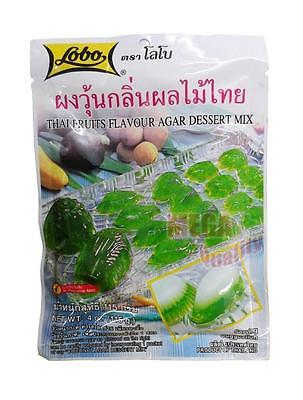 s-l400_f66b8a75-2c14-4e42-8169-f785583c7a28.jpg Buy Lobo THAI FRUITS FLAVOR AGAR DESSERT MIX - Green - Sweet Agar Thai Fruits 115g - Image 1