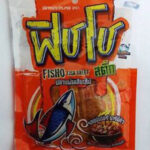 Buy FISHO FISH SHEET STICK SNACK LOW FAT SUPER BARBECUE FLAVOUR HIGH PROTEIN 40g.