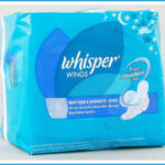 Buy Whisper Sanitary Feminine Napkins Heavy Flow Overnight With Wings 8 Pads