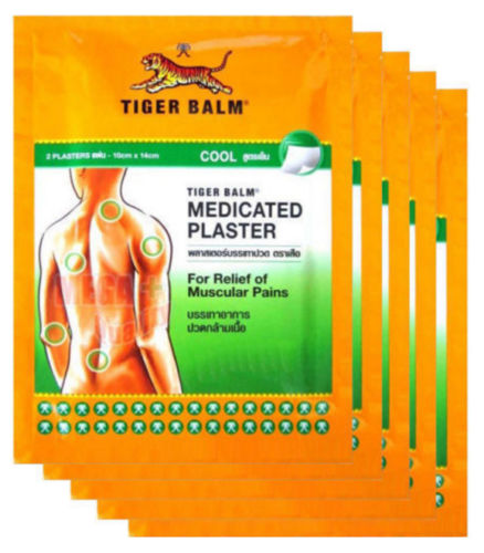 s-l500_66024878-b38b-4b2c-b54a-bcf593b2d4f1.jpg Buy 10 x BIG SIZE TIGER BALM PATCH PLASTER COOL COLD MEDICATED PAIN RELIEF - Image 1