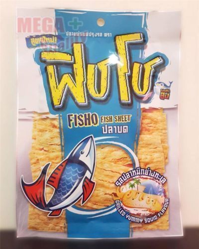 s-l500_90ed2d44-c321-4354-948a-8c6623e98d88.jpg Buy FISHO FISH SHEET Snacks -GRILLED YUMMY SQUID FLAVOUR- High Protein from Fish 30g - Image 1