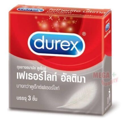 Buy Durex Fetherlite Ultima Super Slim Smooth Condom Most Slim Durex Series 52.5mm