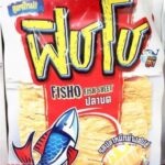 Buy FISHO FISH SHEET Snacks -GRILLED SPICY SQUID FLAVOUR- High Protein from Fish 30g