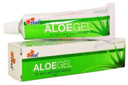 Buy ALOEGEL Aloe Vera Gel for Burn Tissue Healing Acne Sunburn Scar and Moisture 30g