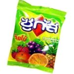 Buy Sugus Jumbo Candy Assorted Fruity Blackcurrant Raspberry Orange Pineapple 60g.