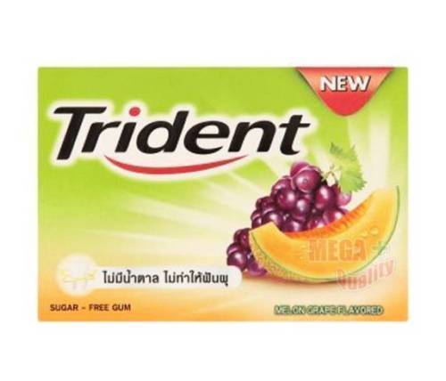 s-l500_f4398a7e-2b24-4152-840e-fdf8a9f0f149.jpg Buy Trident Chewing Gum Sugar Free - MELON and GRAPE FLAVOR 11.2g - Image 1