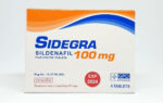 2 BOXES OF SIDEGRA 100 mg. Sildenafil 4 tablets